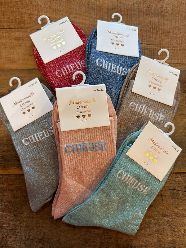 CHAUSSETTE PAILLETTES * Chieuse