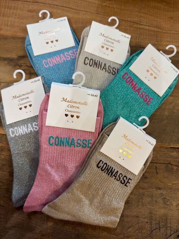 CHAUSSETTE PAILLETTES * Connasse