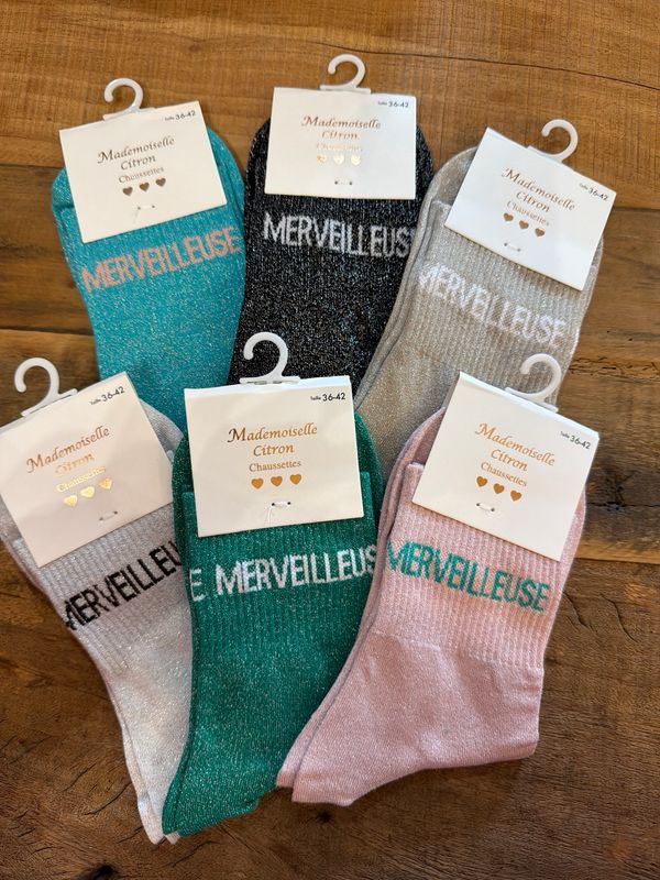 CHAUSSETTE PAILLETTES * Merveilleuse