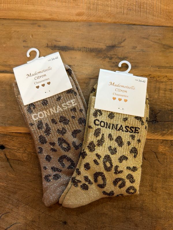 CHAUSSETTE PAILLETTES * LEO Connasse