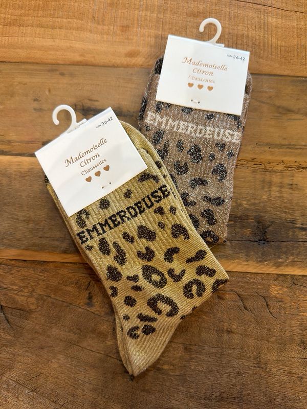 CHAUSSETTE PAILLETTES * LEO Emmerdeuse