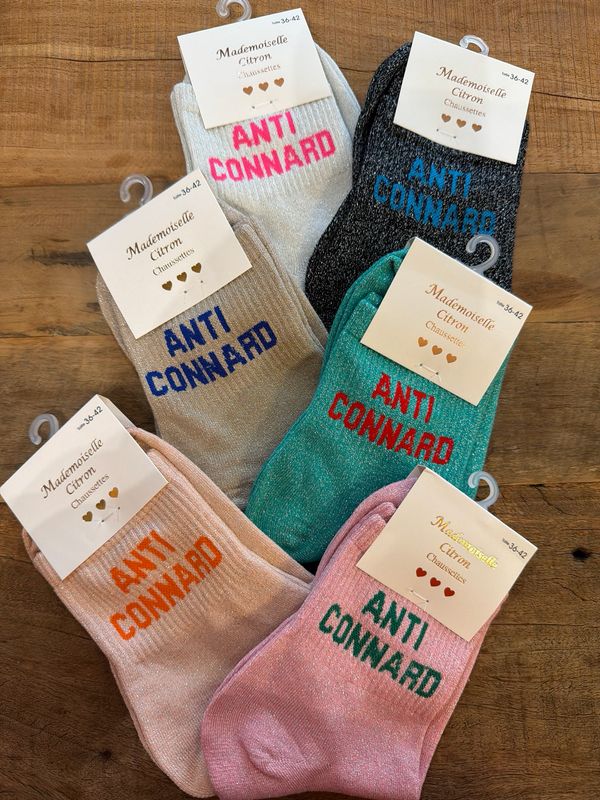 CHAUSSETTE PAILLETTES * Anti Connard