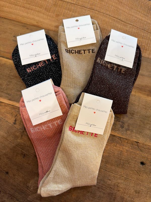 CHAUSSETTE PAILLETTES * Bichette