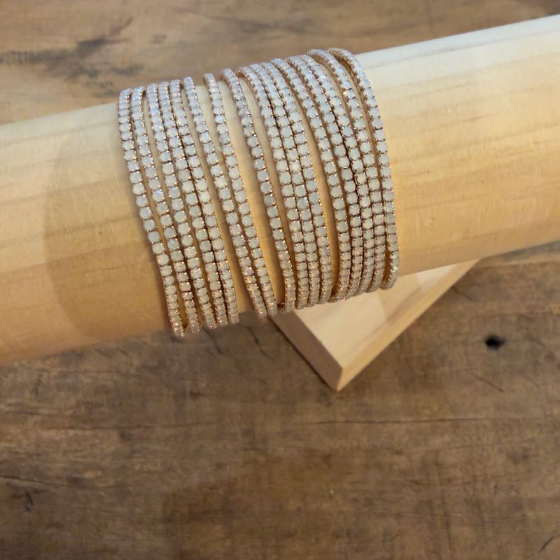 Bracelet LISA * Blanc Beige