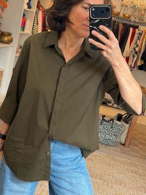 CHEMISE MAX * Kaki Foncé