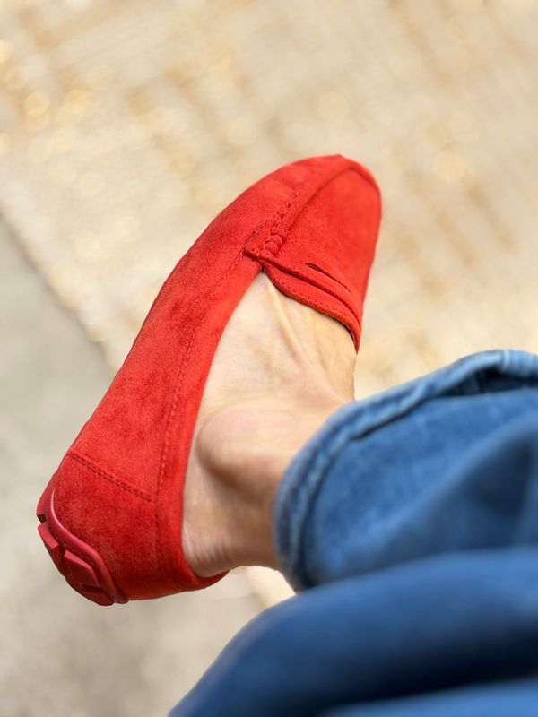 Mocassin ZOÉ * Rouge