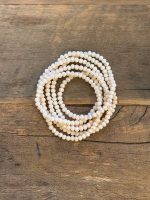 BRACELET COLLIER * Beige Rosé