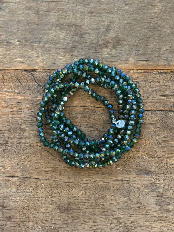 BRACELET COLLIER * Vert Mix