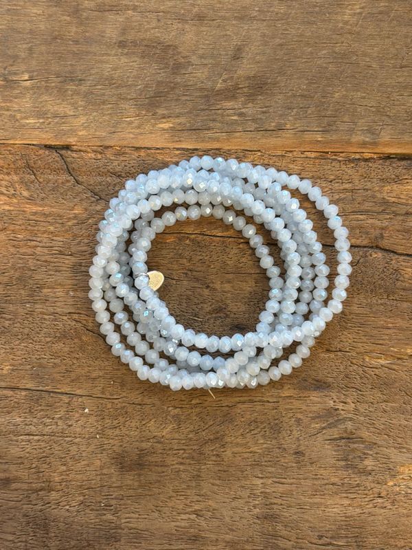 BRACELET COLLIER * Gris Clair