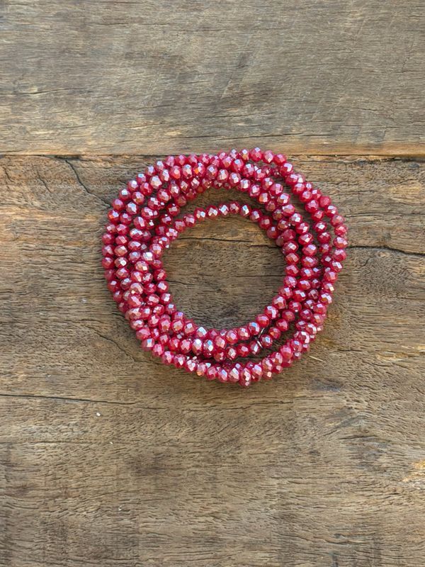 BRACELET COLLIER * Grenat