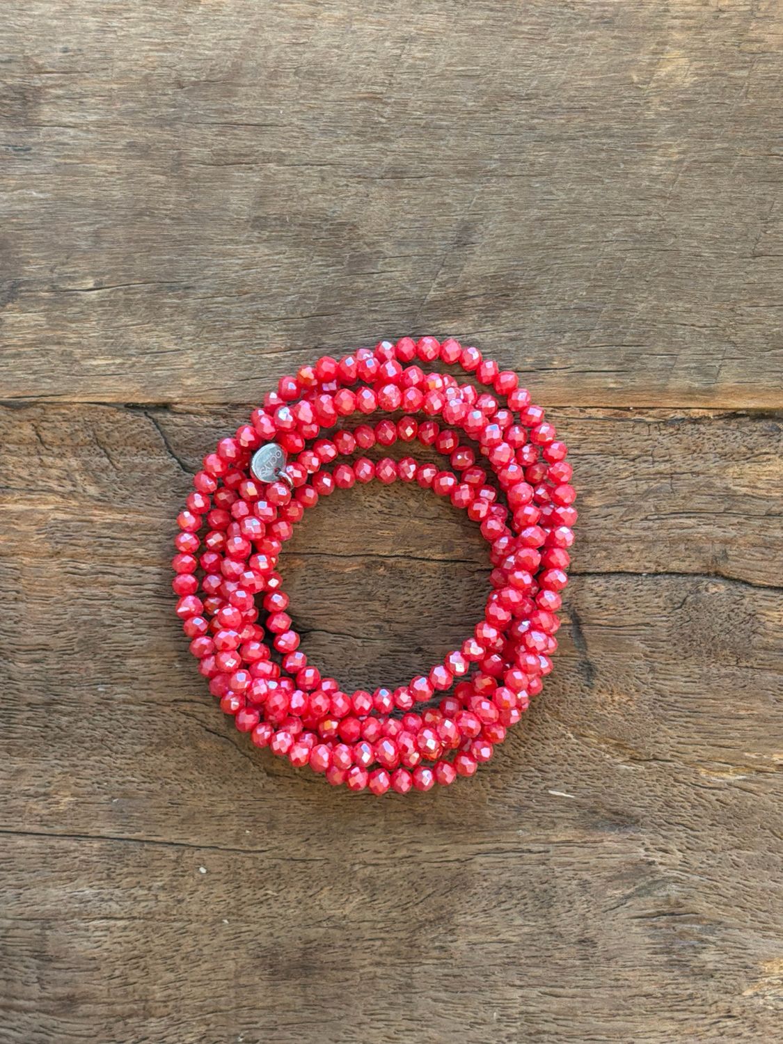 BRACELET COLLIER * Rouge Corail