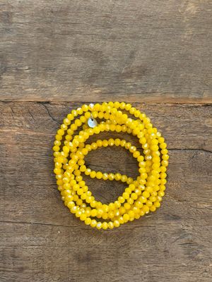 BRACELET COLLIER * Jaune Safran
