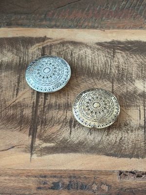 Broche Aimantée Mini Mandala * Doré