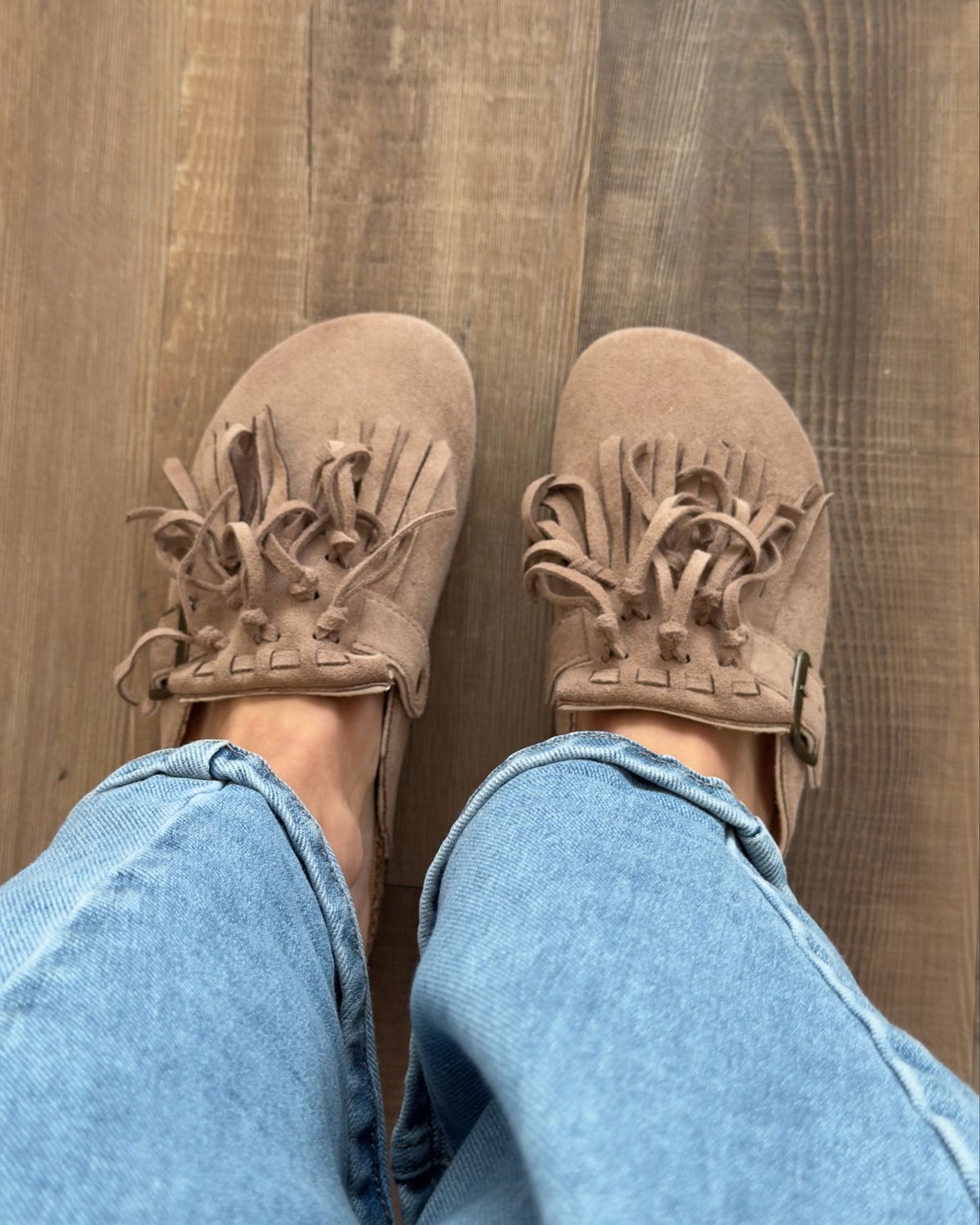 Sabots Bohème Frangés 2018 * Taupe
