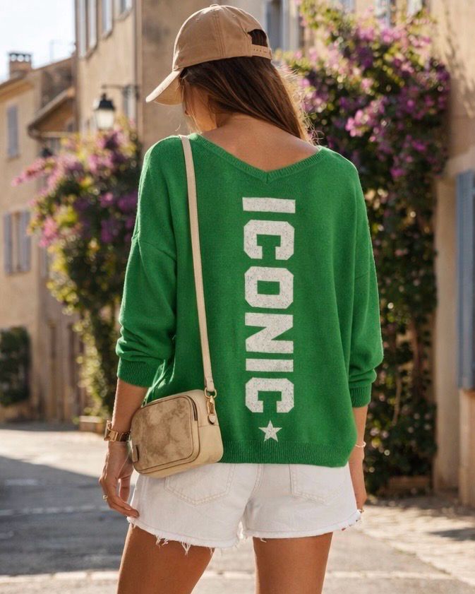 PULL ICONIC ⭐️ * Vert