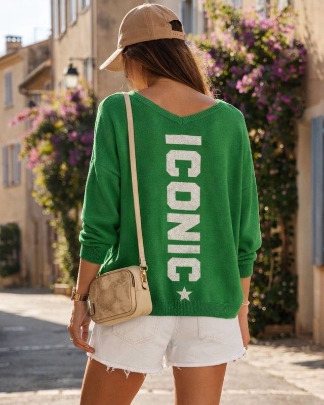 PULL ICONIC ⭐️ * Vert