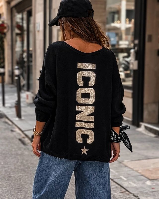 PULL ICONIC ⭐️ * Noir