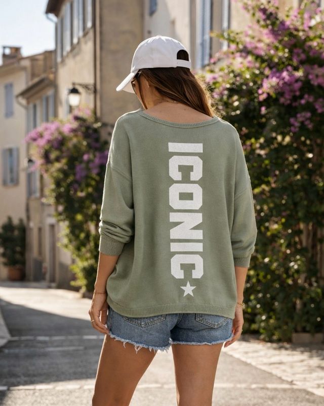 PULL ICONIC ⭐️ * Kaki
