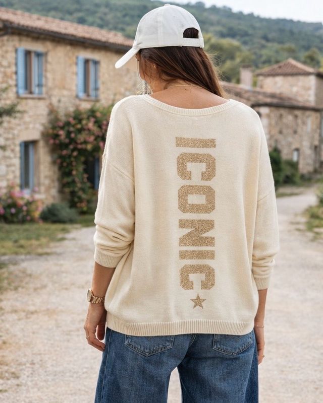 PULL ICONIC ⭐️ * Ecru