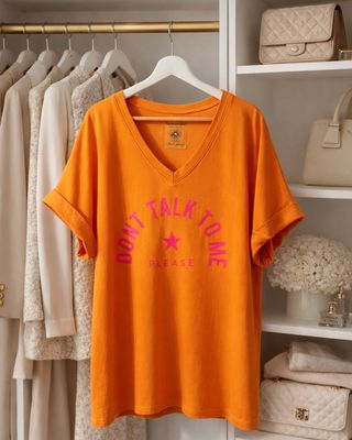 Tee-shirt “Don’t talk to me” * Orange