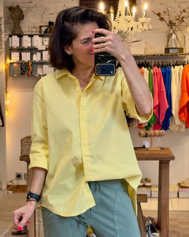CHEMISE MAX * Jaune pale