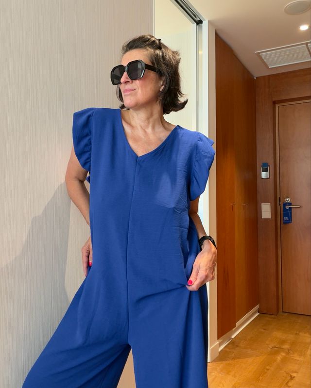 Combi Léna * Bleu Majorelle