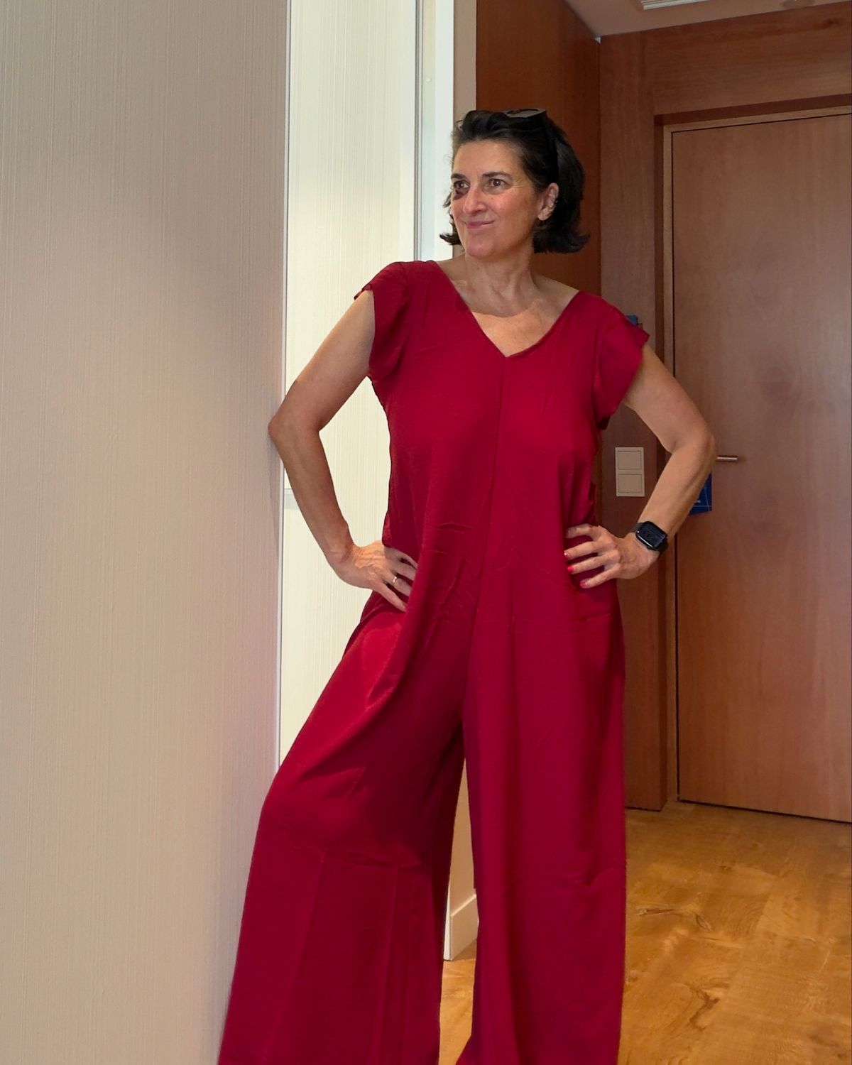 Combi * Rouge Sans poche