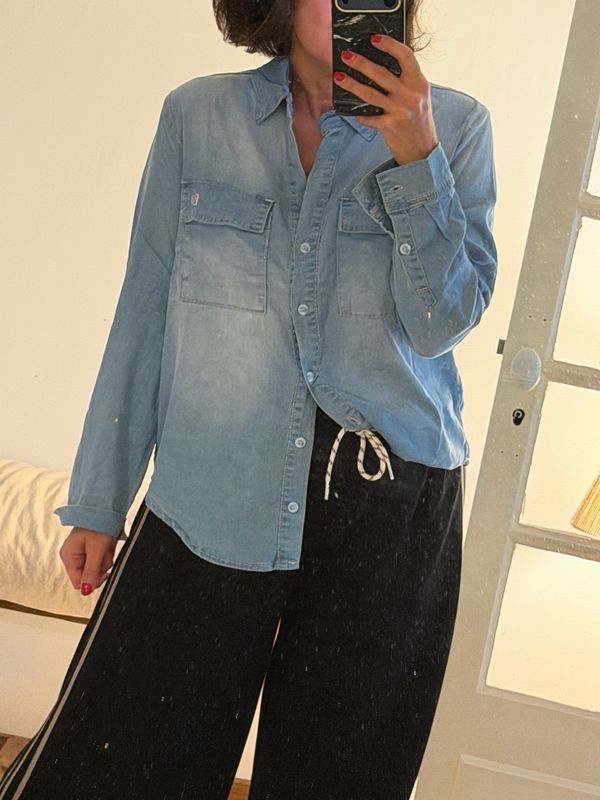 CHEMISE JEAN * Délavage Clair (C)
