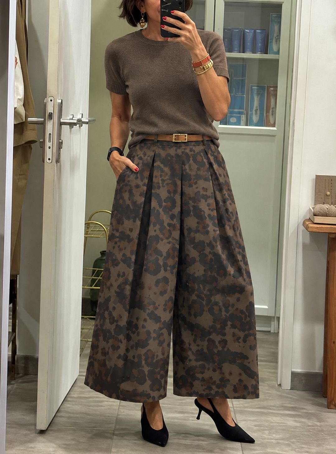 Pantalon * Léopard Foncé
