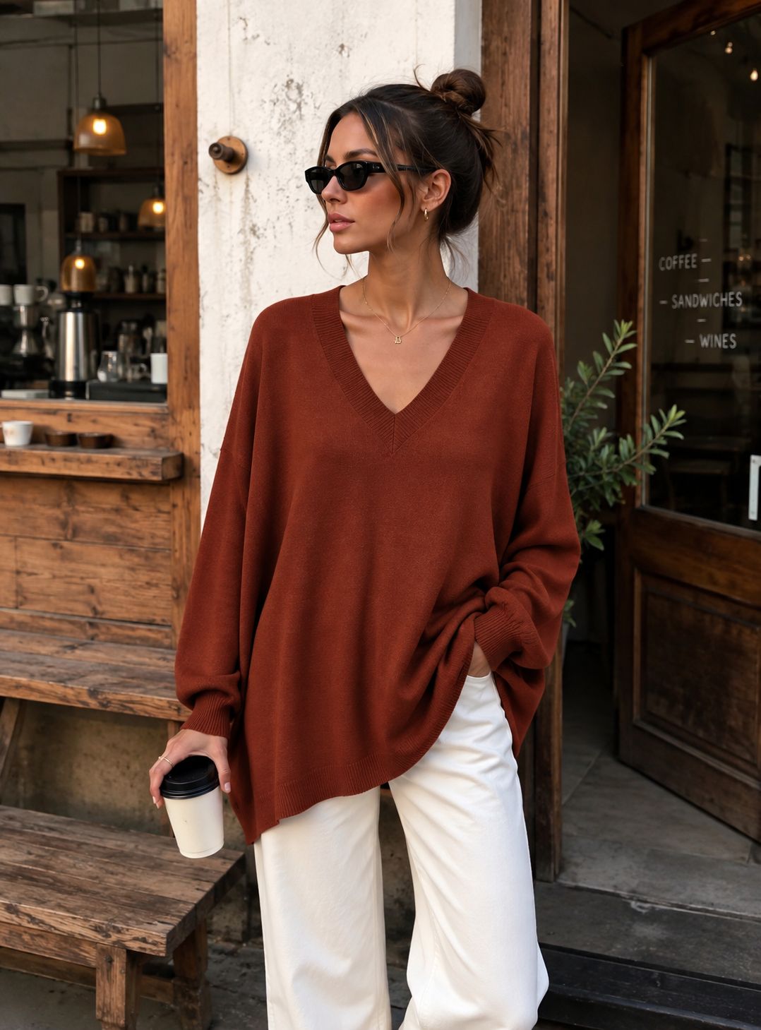 Pull Léone * Brique