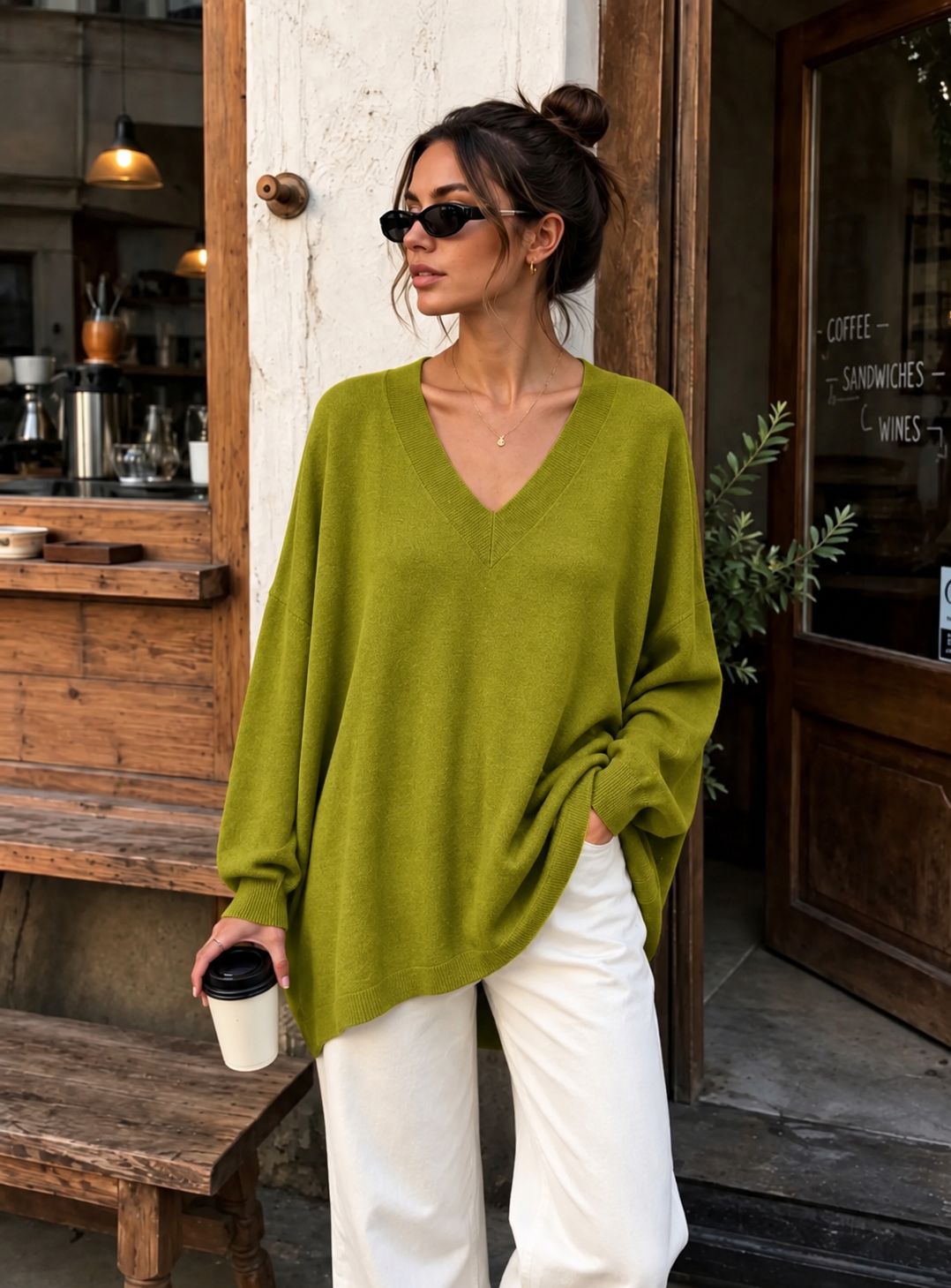 Pull Léone * Vert Anis