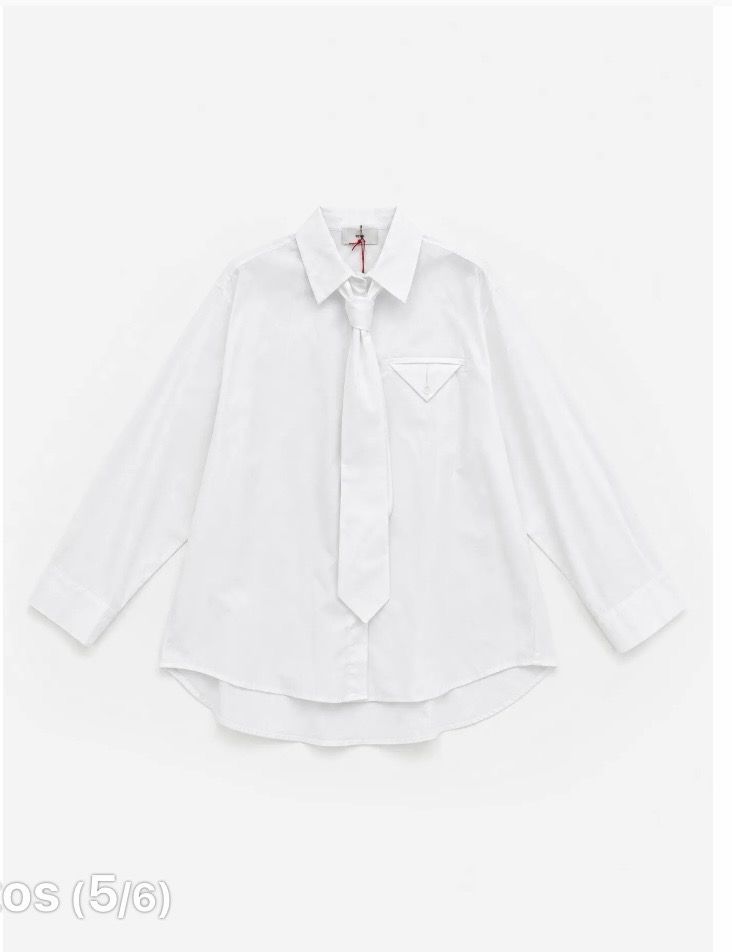 CHEMISE CRAVATE * Blanche