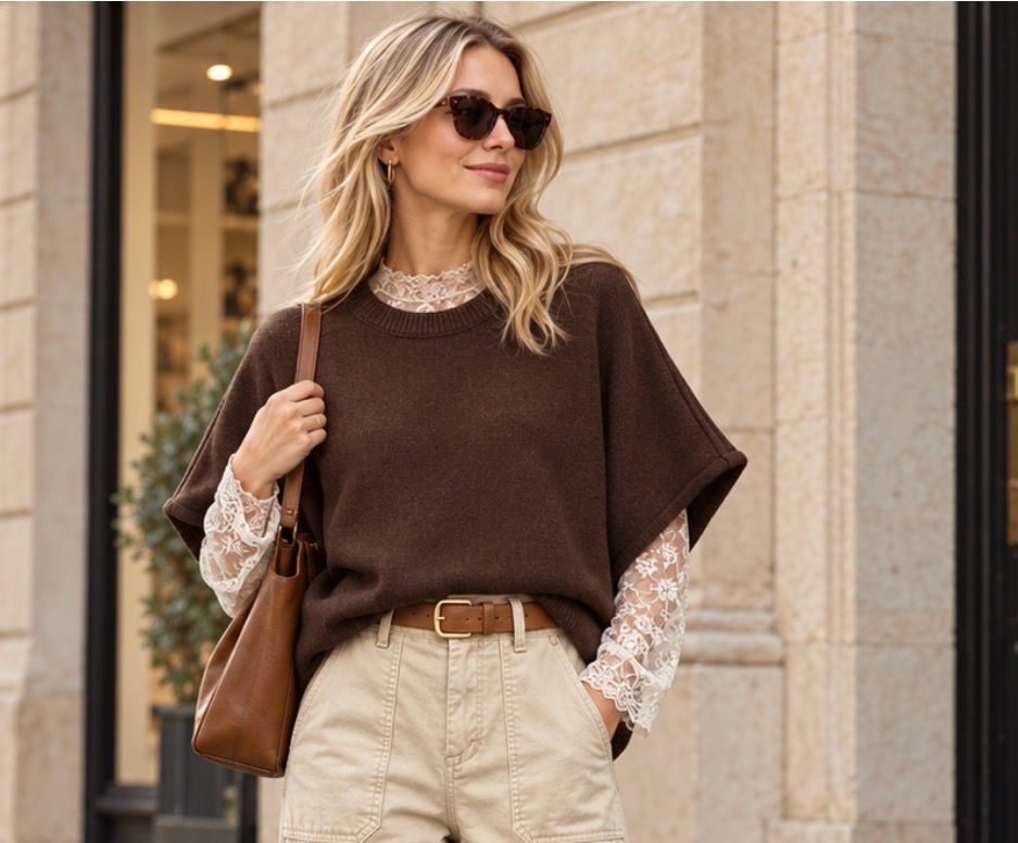 PULL NINA * Chocolat