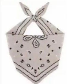 Écharpe BANDANAS Triangle * Beige
