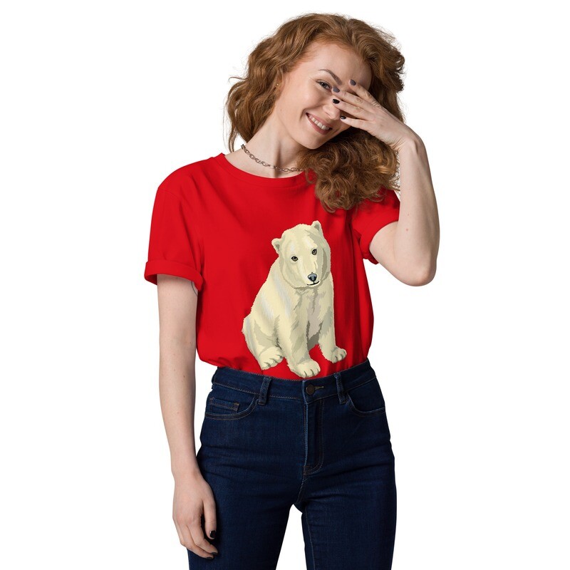 Unisex organic cotton t-shirt bear