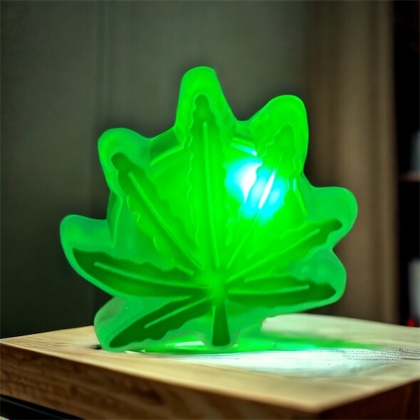 Marijuana Leaf LED