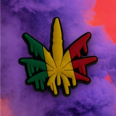 Rasta Marijuana Leaf
