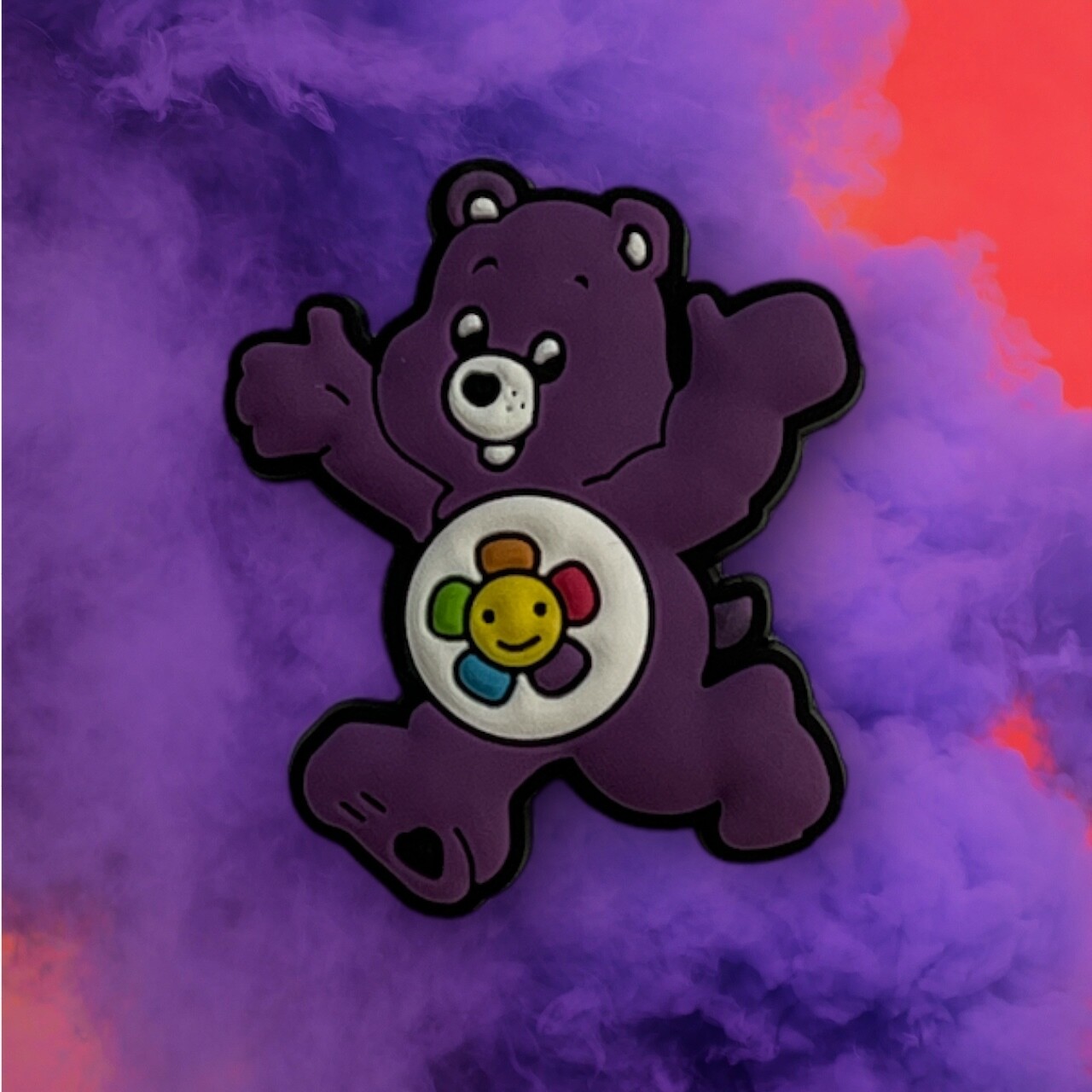 Care Bear Purple with Flower
