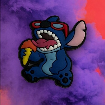 Stitch Eating Ice Cream