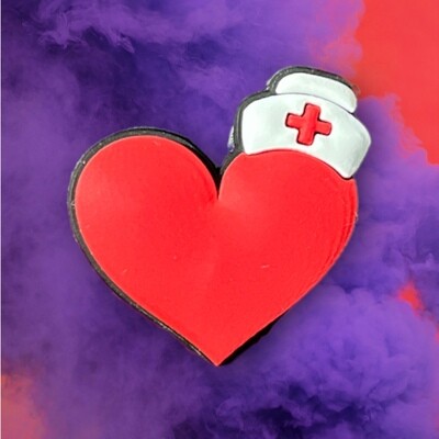 Heart Nurse Cap