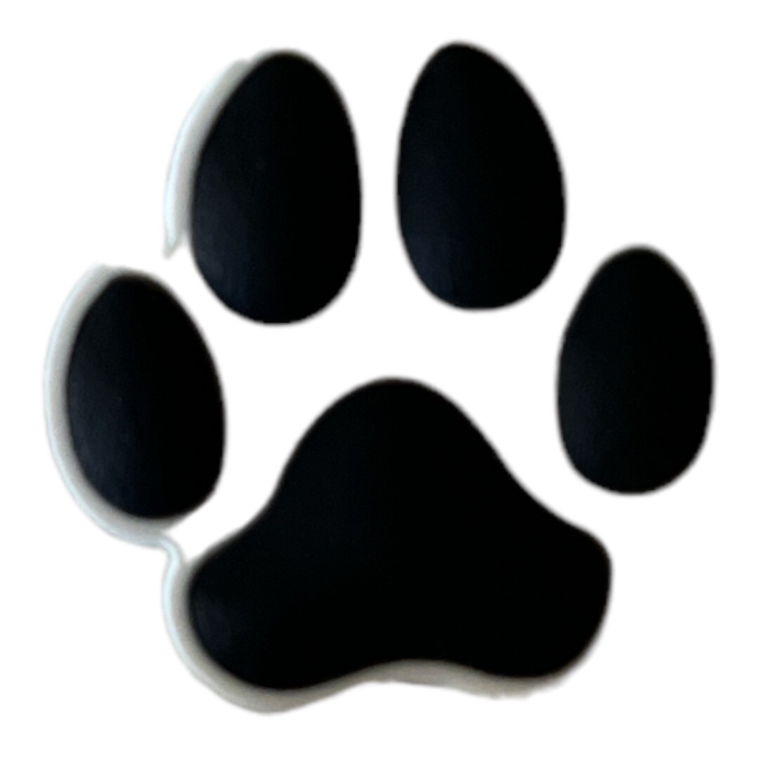 Black Paw Print
