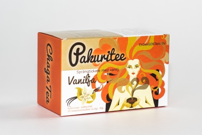 5pkt Pakuritee Vanilja /5pkt Sprängticka Vaniljatee 5pc Chaga tea Vanilla