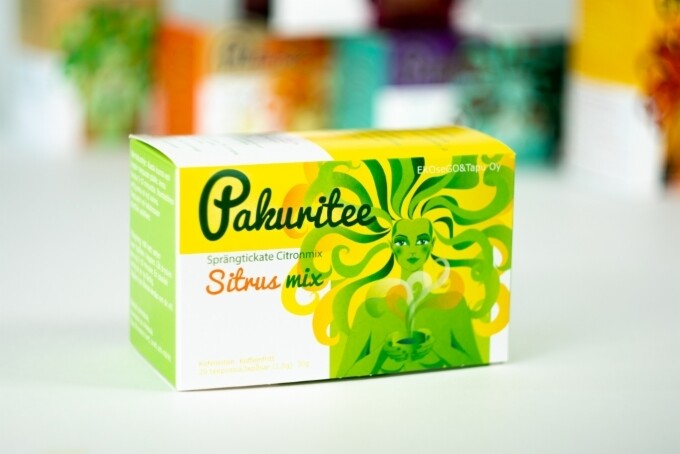 5pkt Pakuritee Sitruunamix / 5pkt Sprängticka te Citronmix /5pc Chaga tea Lemonmix