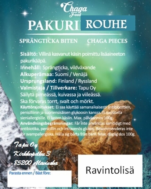 Pakurirouhe 100g/ Sprängticka gryn /Chaga grain 100g Pakurirouhe 100g/ Sprängticka gryn /Chaga grain 100g