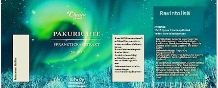 Pakuriuute 50 ml / Instant Sprängticka extract 50ml/ Chaga extract 50 ml