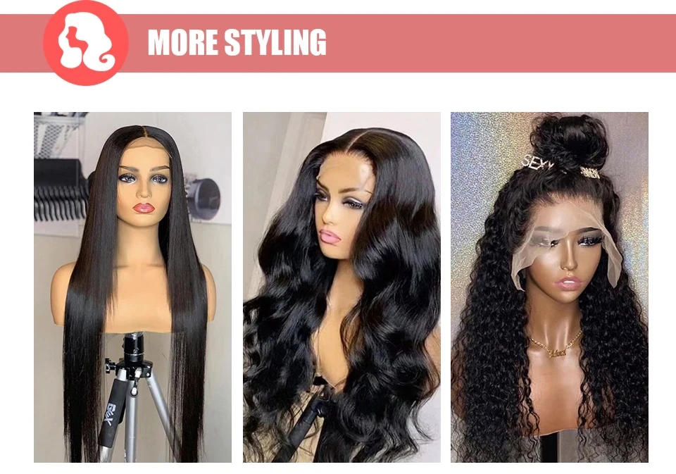Long Black Wavy Glueless Synthetic Free Part Lace