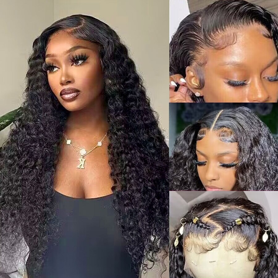 Glueless Water Wave Lace Front