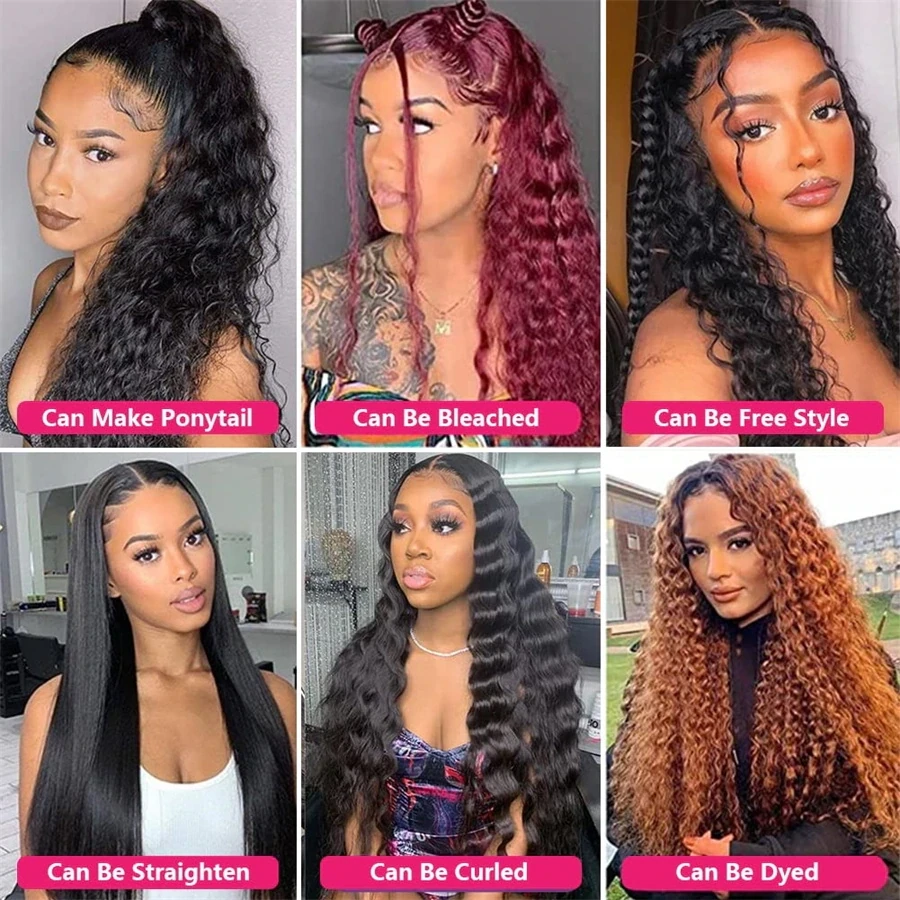 Glueless Water Wave Lace Front