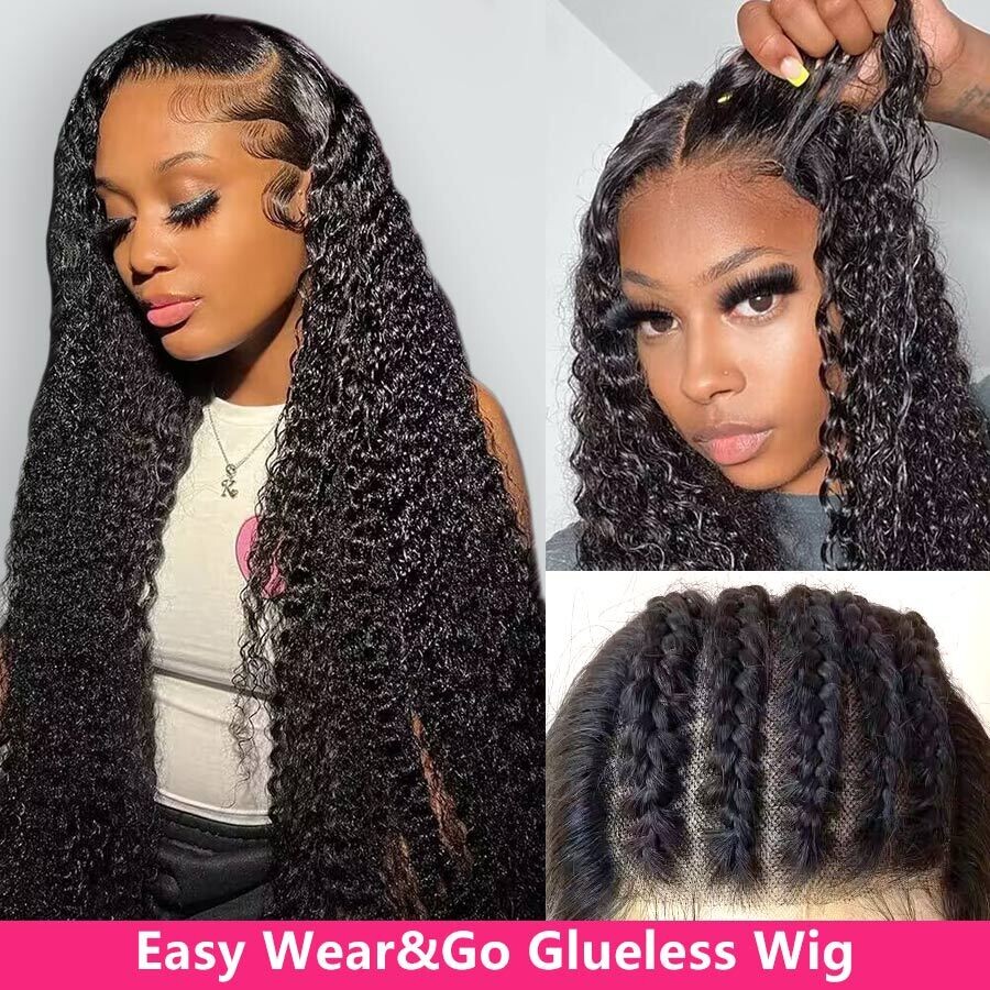 Glueless Water Wave Lace Front
