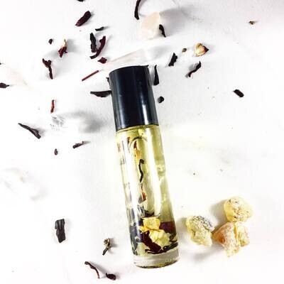 Crystals Frankincense and Palo/Spirit Perfume Oil